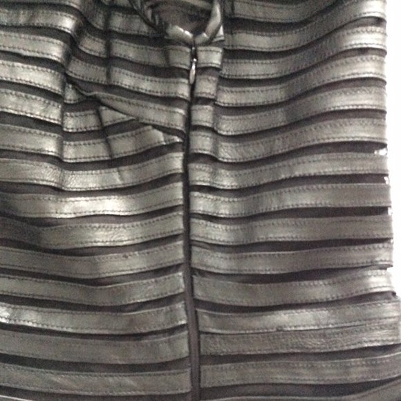 Parker Leather and Mesh Dress - Picture 10 of 11